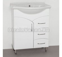Тумба под раковину без столешницы Style Line Эко Стандарт №22 65 белая