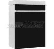 Тумба под раковину без столешницы Style Line Compact 40 Люкс, черная