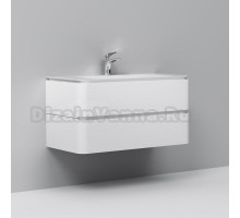 Тумба под раковину без столешницы AM.PM Sensation 100 подвесная, белый глянец