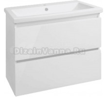 Тумба под раковину без столешницы Style Line Даймонд 70 Люкс Plus подвесная, белая