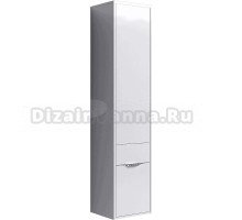 Шкаф-пенал для ванной Aqwella 5 stars Malaga R белый