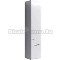 Шкаф-пенал для ванной Aqwella 5 stars Malaga L белый