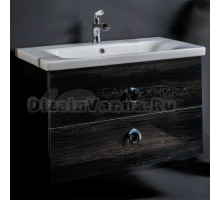 Тумба под раковину без столешницы Armadi Art NeoArt 80 black wood