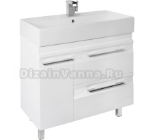Тумба под раковину без столешницы Vod-Ok Мальта 90 с ящиками, белая