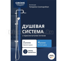 Душевая стойка Grohe New Tempesta Cosmopolitan 200