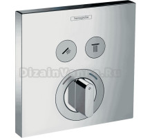 Термостатический смеситель встраиваемый Hansgrohe ShowerSelect 15768000 для душа, хром