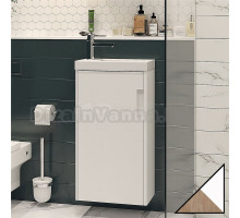 Тумба под раковину без столешницы Velvex Klaufs 40.1D белая, шатанэ