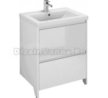Тумба под раковину без столешницы Velvex Klaufs 60.2Y белая, напольная
