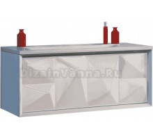 Тумба под раковину без столешницы Marka One Romb 90П white