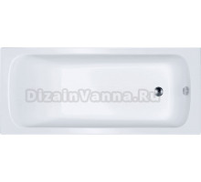 Акриловая ванна 1ACReal Стандарт Гамма Щ0000028714 без опоры 120x70 см, пристенная, белая