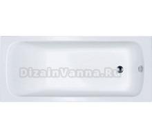 Акриловая ванна 1ACReal Стандарт Гамма Щ0000025829 без опоры 140x70 см, пристенная, белая