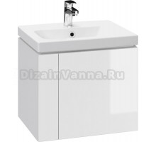 Тумба под раковину без столешницы Cersanit Colour 50 белая, подвесная