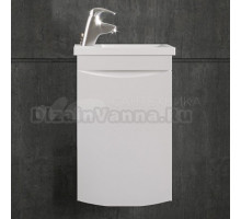 Тумба под раковину без столешницы Бриклаер Вега 40 белая