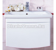 Тумба под раковину без столешницы Бриклаер Вега 60 белая