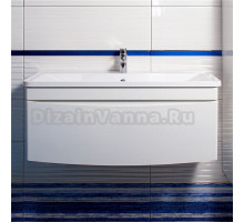 Тумба под раковину без столешницы Бриклаер Вега 100 белая