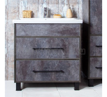 Тумба под раковину без столешницы Бриклаер Чили 70 цемент