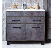 Тумба под раковину без столешницы Бриклаер Чили 90 цемент