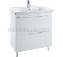 Тумба под раковину без столешницы Bellezza Санриса 100 напольная, белая