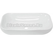 Накладная раковина Sanita luxe Infinity 60 белая, прямоугольная