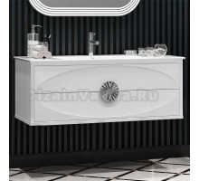 Тумба под раковину без столешницы Opadiris Ибица 120 подвесная, фурнитура хром