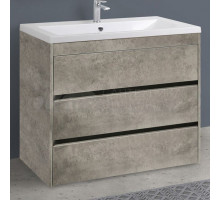 Тумба под раковину без столешницы Art&Max Family 100, напольная, Cemento Veneto