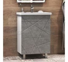 Тумба под раковину без столешницы Vigo Geometry 50 бетон