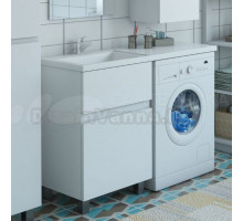 Тумба под раковину без столешницы Эстет Dallas Luxe 130 напольная, 2 ящика