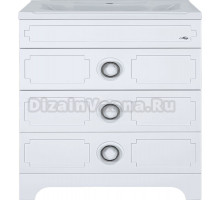 Тумба под раковину без столешницы Misty Лейла 100 белая