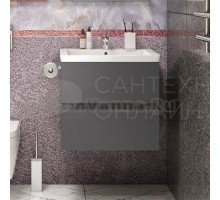 Тумба под раковину без столешницы Art&Max Techno подвесная, 70, смоки софт