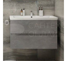 Тумба под раковину без столешницы Art&Max Techno подвесная, 90, айс какао