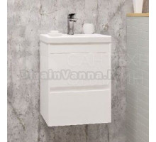 Тумба под раковину без столешницы Art&Max Family 40, подвесная, Bianco Lucido