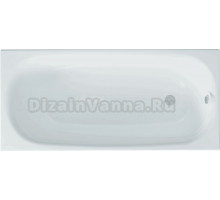 Акриловая ванна DIWO Кострома без опоры 180x70 см, пристенная, белая