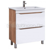 Тумба под раковину без столешницы Vigo Grani 60 напольная, 2 ящика, дуб сонома