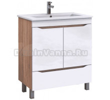 Тумба под раковину без столешницы Vigo Grani 60 напольная, 2 дверцы, 1 ящик, дуб сонома