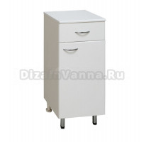 Тумба Runo Эконом мебель 40 R белая