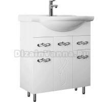 Тумба под раковину без столешницы Style Line Венеция 75 белая