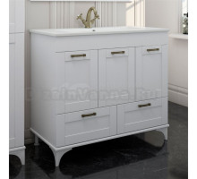 Тумба под раковину без столешницы Sanflor Ванесса 95, напольная, белая