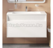 Тумба под раковину без столешницы IDDIS Esper 100 подвесная, белая
