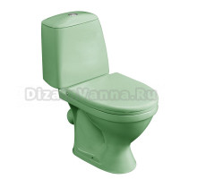 Унитаз-компакт напольный Santeri Соната 1.P201.2.S04.00B.F салатовый