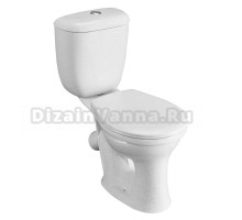 Унитаз-компакт напольный Santeri Виктория 1.P301.6.S01.00B.F крап на белом