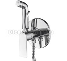 Гигиенический душ Haiba HB55505 со смесителем, С ВНУТРЕННЕЙ ЧАСТЬЮ, хром