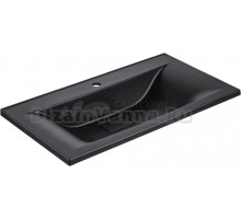 Мебельная раковина Vincea VCB-3M900B 90 накладная, черная, прямоугольная, искусственный камень