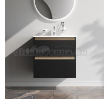 Тумба под раковину без столешницы AM.PM X-Joy 65, подвесная, черная матовая