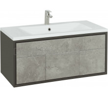 Тумба под раковину без столешницы AQUATON Уэльс 100 графит