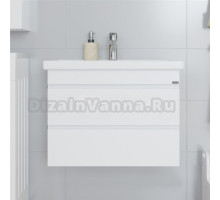 Тумба под раковину без столешницы СаНта Марс 70 подвесная, с ящиками