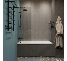 Акриловая ванна DIWO Казань без опоры 150x70 см, пристенная, белая