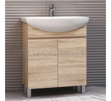 Тумба под раковину без столешницы Vigo Wing 70 напольная, дуб сонома