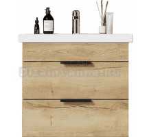 Тумба под раковину без столешницы Onika Легран 60.13 дуб галифакс, для раковины Cersanit Сомо 60