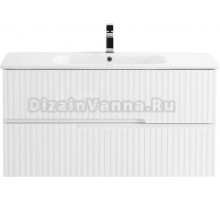 Тумба под раковину без столешницы Cezares Duet 100, bianco opaco