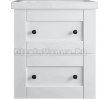 Тумба под раковину без столешницы Бриклаер Хелена 60 белая